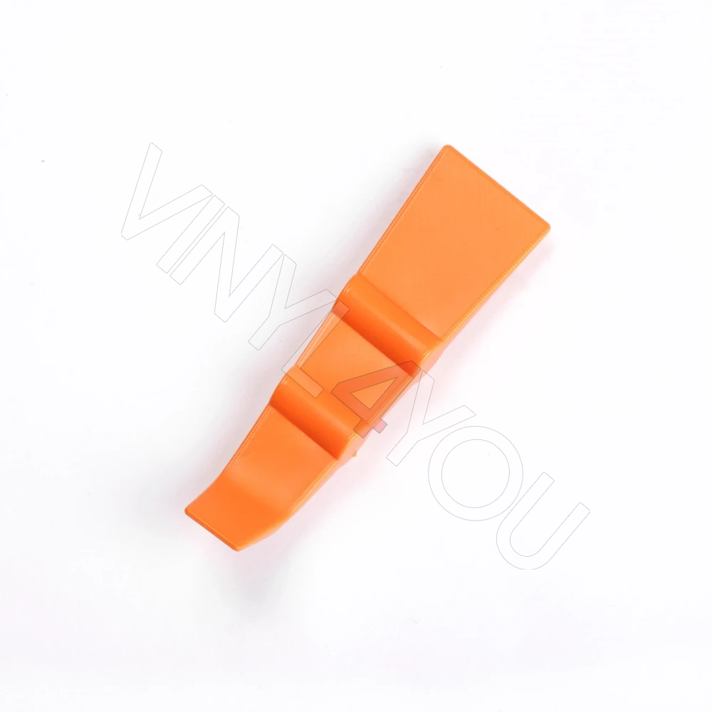 Мини-ракель средней жесткости с углом 45°, оранжевый, 10/20мм