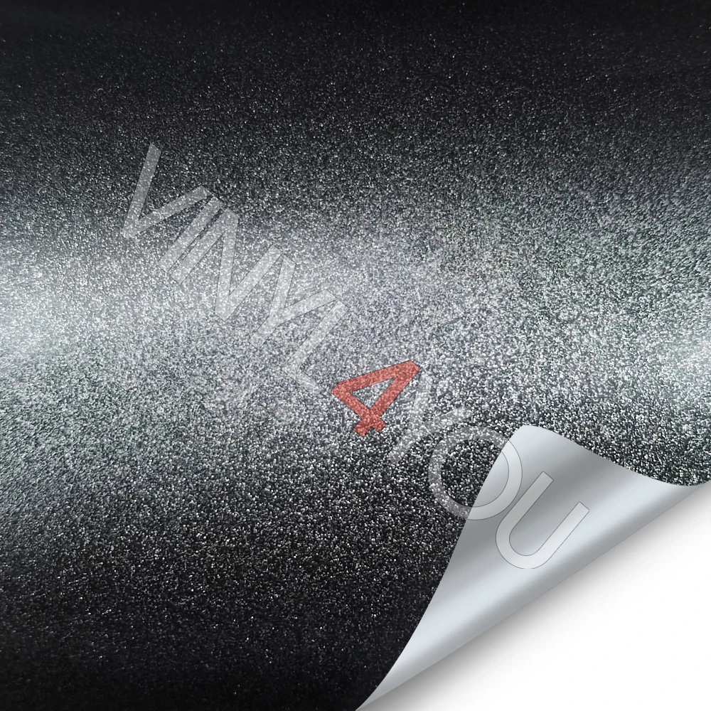 Пленка темно-серый матовый ксералик с серебристой крошкой Daytona