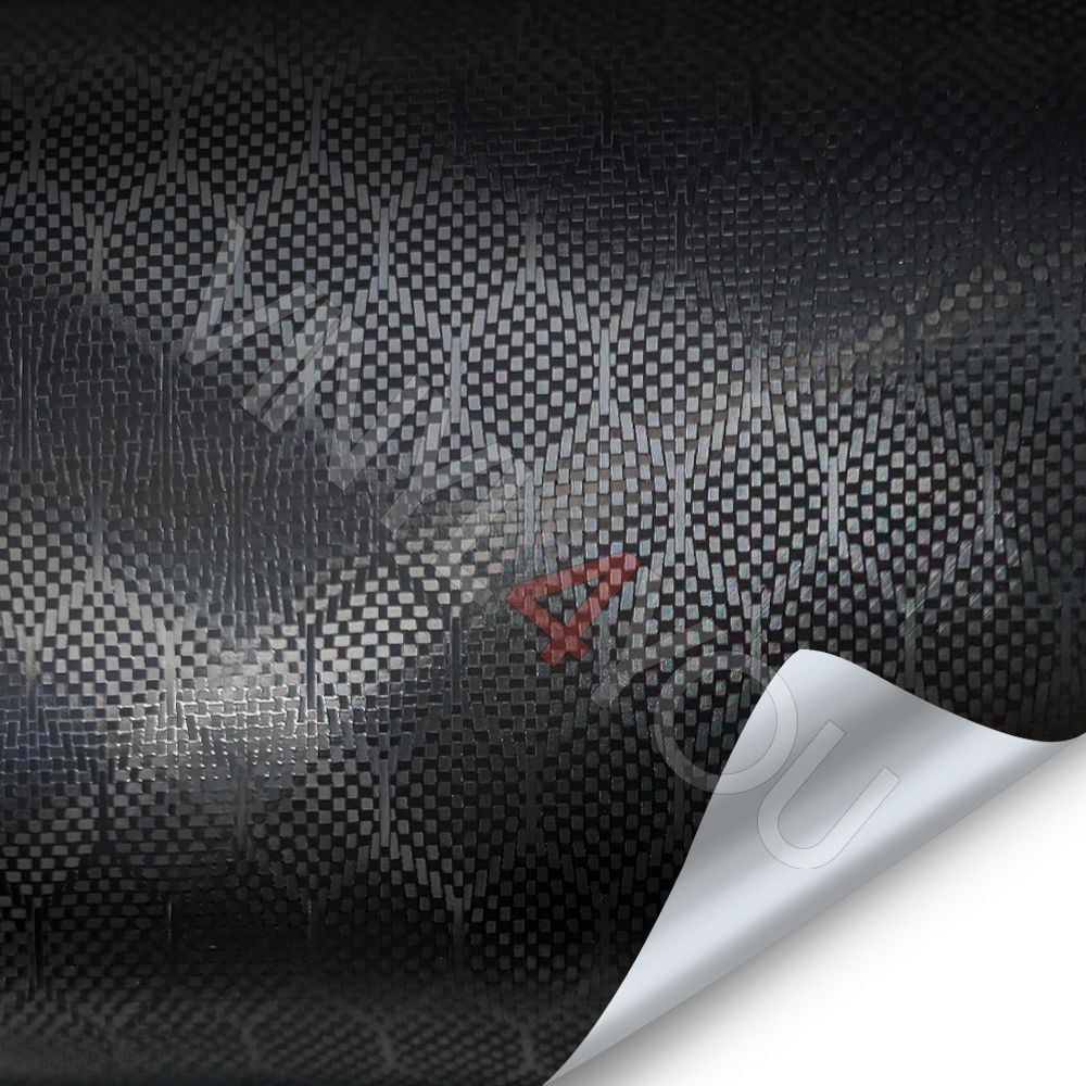 Пленка черный карбон Соты Daytona