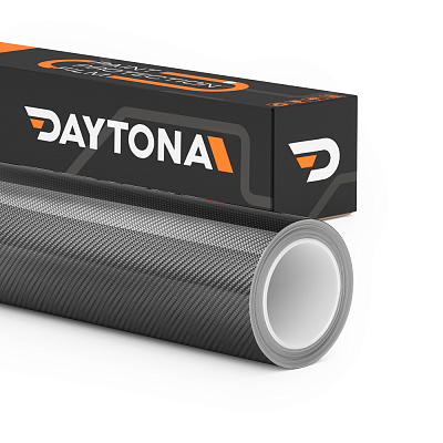 Глянцевая полиуретановая пленка Черный Карбон DAYTONA PPF S200 Carbon Fiber