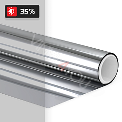 Зеркальная тонировочная пленка SHG SILVER R 35%